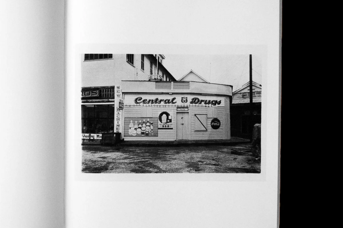 Two-page spread with paired photographs