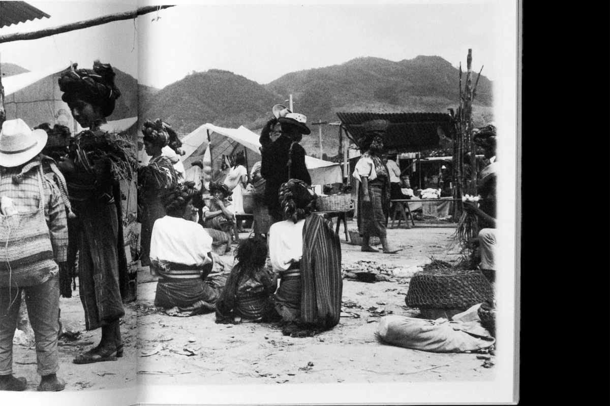 Full bleed market scene in the highlands