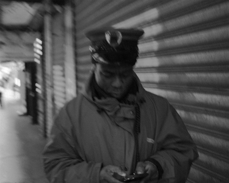 Street scene with architectural elements