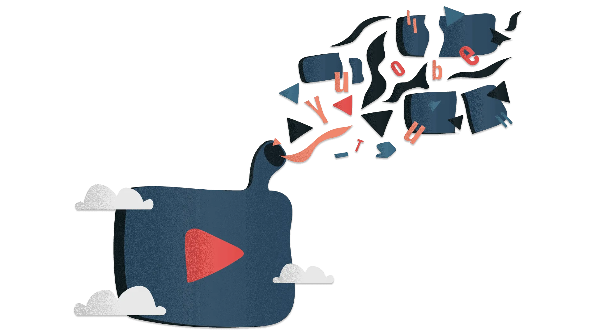 YouTube video player interface